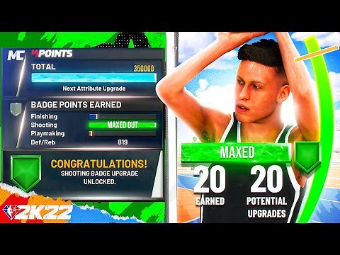 How to Get SHOOTING BADGES FAST on NBA 2K22! Best Shooting Badge Method! Get badges FAST in 2K22