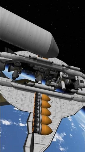 Building a Refueling Space Station Part 1 – SSTO Delivers Core Module #ksp #gamingshorts #shorts
