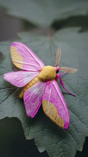 The Rosy Maple Moth | Nature & Wildlife Videos