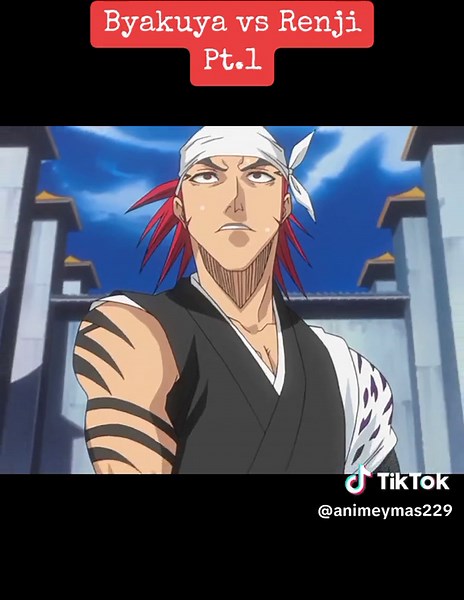 Byakuya vs Renji Pt.1 #anime #animetiktok #animeedit #bleachanime #bleach #renji