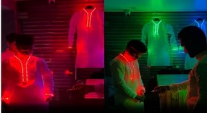 Gents kurta with neon fairy lights goes viral ahead of Eid