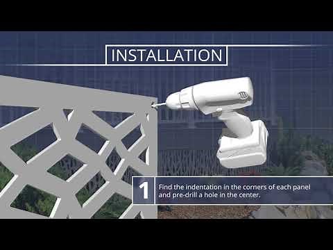 Freedom Allure Decorative Screen Panels Product & Install Overview