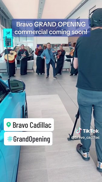 BTS of Bravo Cadillac Grand Opening Commercial