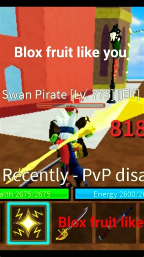 Blox fruit kill you in Roblox