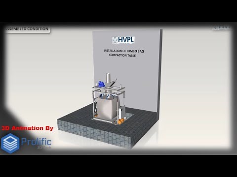 Jumbo Bag Filling System | Jumbo Bag Loading System | Jumbo Bag Compaction |Installation Animation