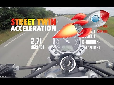 Triumph Street Twin 0-100 km/h 0-60 mph Acceleration