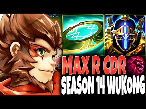 Testing Max R CDR Wukong Season 14 Build: Axiom + Experimental Hexplate = 31 Sec R 🔥 s14 Gameplay
