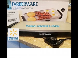 Product unboxing & review of Farberware Ceramic Griddle 2019