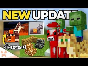 NEW MINECRAFT UPDATES OUT NOW: BRAND NEW JOCKEYS, MOB REVAMPS, + NEW BLOCKS IN 1.22?!