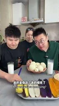 The foolish older brother put wasabi in the milk, which ended up harming himself.