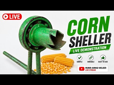 Amazing DIY Corn Sheller Machine 🌽 | Powerful & Simple Tool 🔥 #shorts