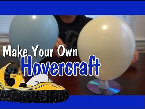 HOW TO MAKE A HOVERCRAFT Easy Kids Science Experiments