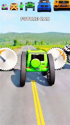 Big & Small Cars vs 100 Creepers#car #carlover