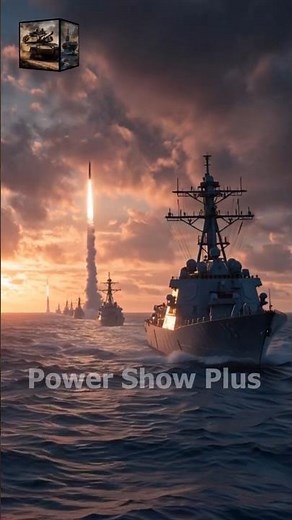Naval Missile Duel – Warships Clash with Explosive Firepower | Battle Scene