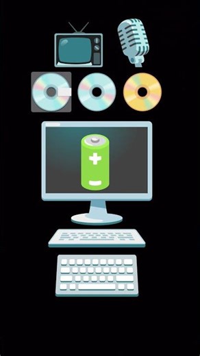 old computer old CD old TV old memory