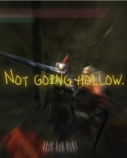 Nobody wants to see you go hollow. Not in the game. Not in real life. Even when you feel tired. Even when the spark feels low, trying counts. So whatever you do, do it well. Keep going. One. More. Bonfire. LOVE YALL! 🫂❤️‍🩹 #darksouls #mentalhealth #hopecore #becomemorewithhopecore #edit