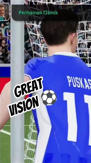 Great Vision 🔥 Baca Ruang = Auto Gol! Taktik Simple Tapi Mematikan | #efootball #shorts