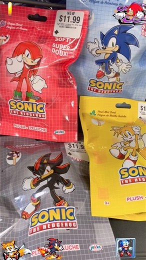 Sonic Scented Popcicle Plush Set! #shorts