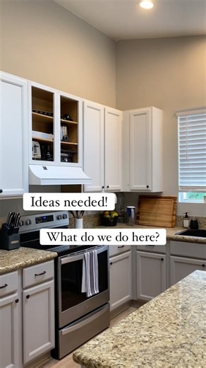 7.7K views · 99 reactions | I’m very torn & curious on thoughts here! With all the kitchen updates, I’d like to ditch this old vent. Any ideas? | Gather at the Booth's | Facebook