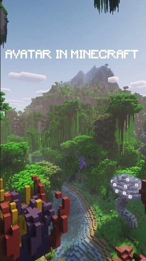 Avatar Pandora in Minecraft #minecraft #gaming #avatar
