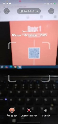 How to scan a QR code using Zalo on your phone #shorts #viral #trending