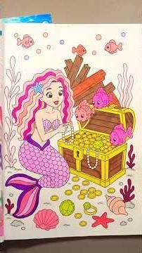 Gönn dir eine Auszeit mit dem Oceania - Meerjungfrau Ausmalbuch. 🧜‍♀️✨