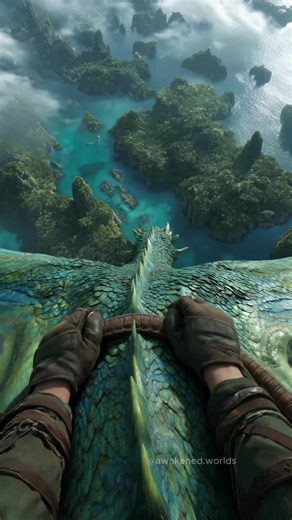 Dragon Rider Adventure in Lush Landscapes