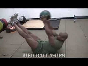 Med Ball V Ups