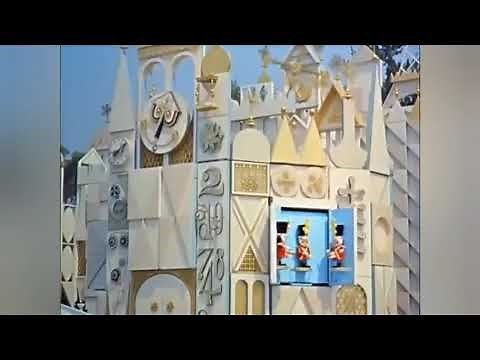 "it's a small world" original 1966 clock parade