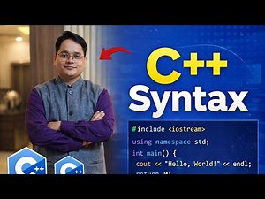 C++ Syntax Explained | C++ Tutorial for Beginners (Step by Step)