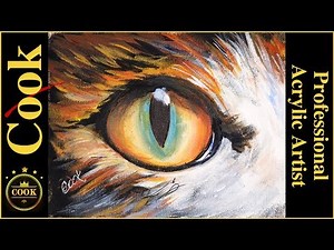Cat Eyes Best Way to Paint Them 40 Minute Detailed Acrylic Tutorial for Beginners to Advanced