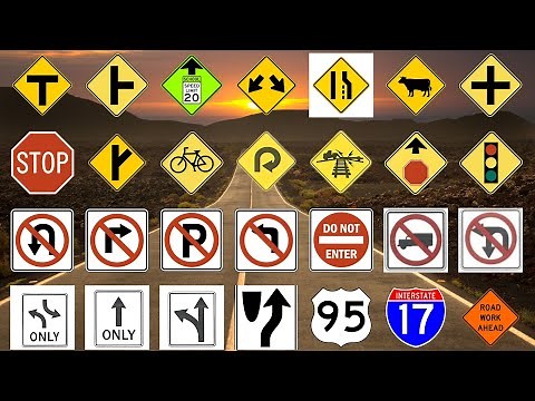 Road Signs Every Driver Must Know | New York Road Signs (Part 2/2)
