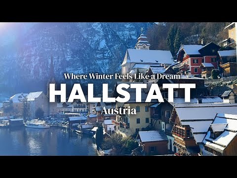 Day trip to snowy Hallstatt: A winter daydream in Austria 2025 | 4K