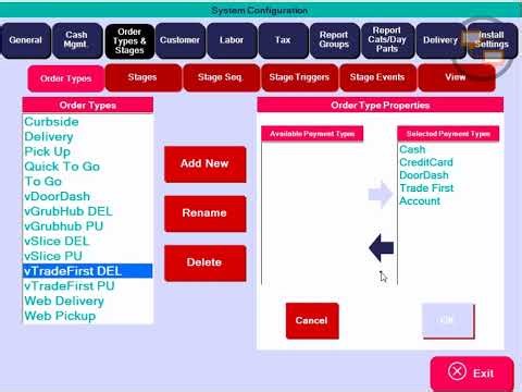 Adding Payment Types