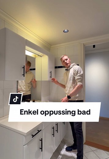 Enkel oppussing av bad i leilighet