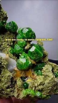 Demantoid: Rarer than emerald. Brighter than dreams. #zogminerals #Demantoid #garnet