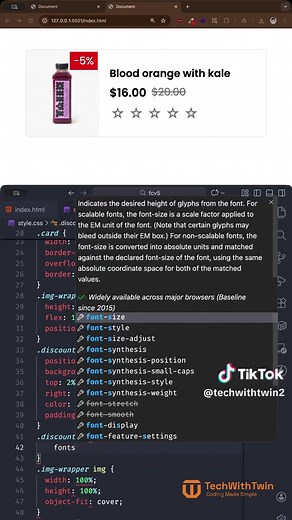 Create a Shopping Section with HTML and CSS Tutorial