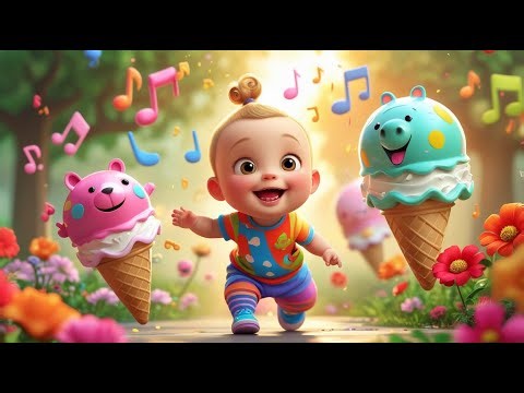 Ice Cream Song 🍦 | Fun Kids Song | Nursery Rhymes & Sweet Treats