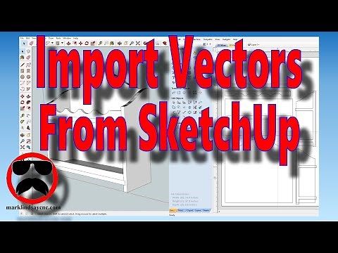 Importing Vectors from SketchUp – The Tea Shelf Project – Part 1