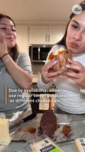 Thanks to TikToker Courtney Cook, the internet is stuffing Japanese sweet potatoes, or any sweet potatoes for that matter, with specialty cheeses. | Courier Journal