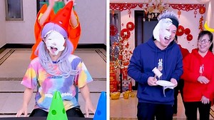 1.7M views · 20K reactions | Paint Squeezing Challenge, Whose Paint Goes The Farthest? #Funnyfamily #Partygames | Family Games Media | Facebook