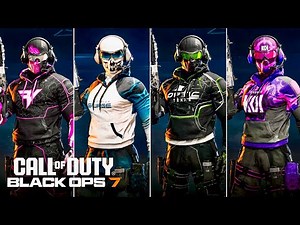 Call of Duty BO7 CDL Team Skins Preview – All 12 Teams Home & Away Kits | Locked Store View 4K