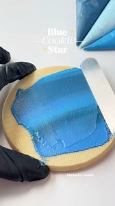 Easy Star Cookie ✨ recipes and cutters link in my bio #cookiedecorating #satisfying #diy #easy | thelucky.cookie