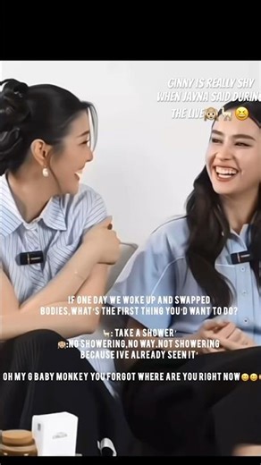 GinJay|Ginny surprised when jayna said during live😆😅🦙|#ginny #jayna #poisonouslove #shorts #wlw