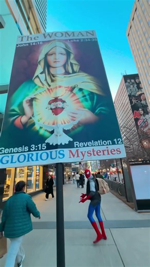 JESUS CHRIST is the Only True Savior of the world (John 4:42) #spiderman #streetevangelism #toronto