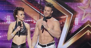 Fiery stunt goes wrong on "America's Got Talent"