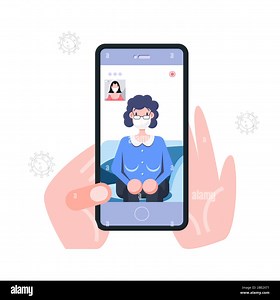 Telecommuting during pandemic Stock Vector Images - Alamy