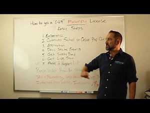 How to get a Masonry Contractor License (C29)