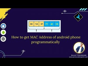 How to get mac address of android phone programmatically - find mac address android