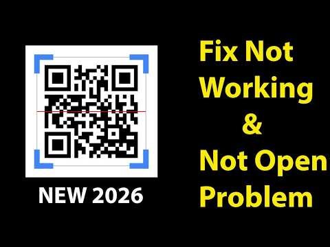 How To Fix QR and Barcode scanner App Not Working |QR and Barcode scanner Not Open Problem | PSA 24